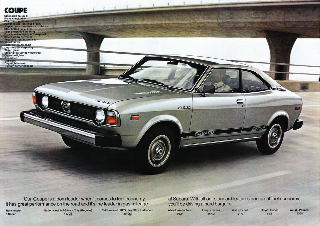1982N10s SUBARU.inexpensive.and built to stay that way. kČJ^O(8)